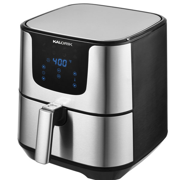 Kalorik 5.3 Quart Digital Stainless Steel Air Fryer Pro XL & Reviews